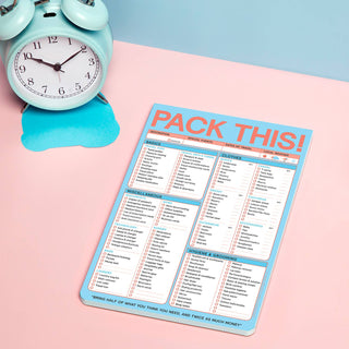 Knock Knock - Pack This (Refresh) Pad (Pastel Version)