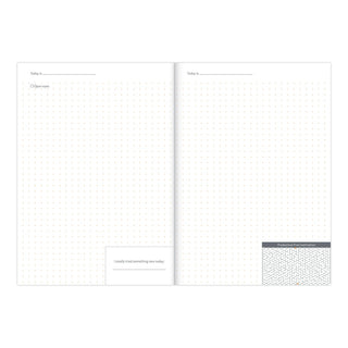 productivity journal gray