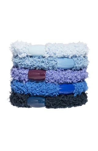 L. Erickson Cozy Pony, 5 Pack Soft Hair Ties