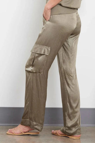 LA Made Agnes Silky Cargo Pants