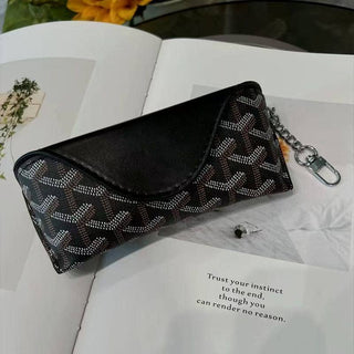 Travel-Friendly Glasses Case with Keychain Clip