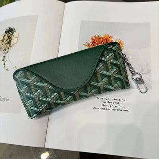 Travel-Friendly Glasses Case with Keychain Clip