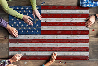 American Flag - Distressed - Puzzle - 1000 Piece - Taryn x Philip Boutique