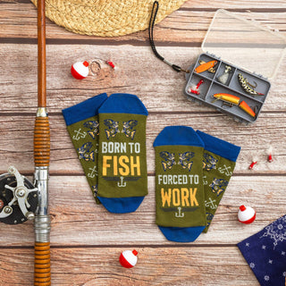 Lavley - Born To Fish, Forced To Work Socks