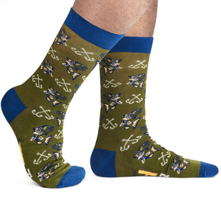 Lavley - Born To Fish, Forced To Work Socks