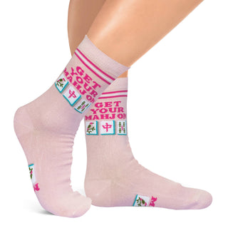 Lavley - Get Your Mahj-On Socks Cute Mahjong Gift for Women