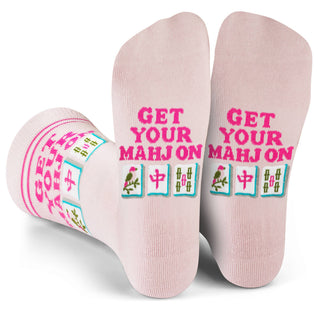 Lavley - Get Your Mahj-On Socks Cute Mahjong Gift for Women