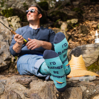 Lavley - I'd Rather Be Fishing Socks