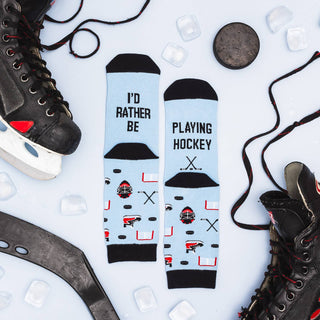 Lavley - I'd Rather Be Playing Hockey Socks