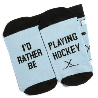 Lavley - I'd Rather Be Playing Hockey Socks