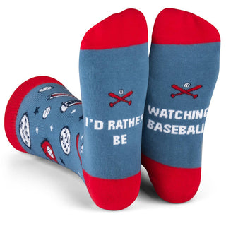 Lavley - I'd Rather Be Watching Baseball Socks