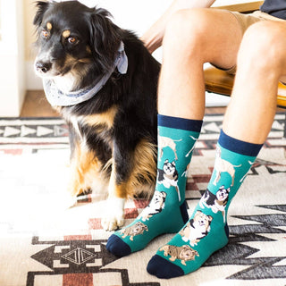 I'd Rather Be With My Dog socks