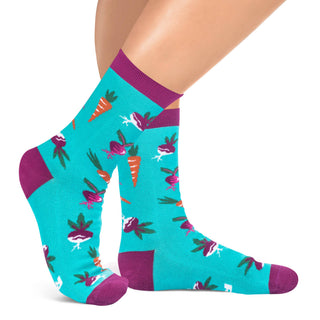 Lavley - Stay Rooted Colorful Vegtable Garden Socks for Women