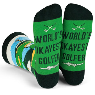 Lavley - World's Okayest Golfer Socks
