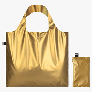 LOQI Metallic Bag with Zip Pocket
