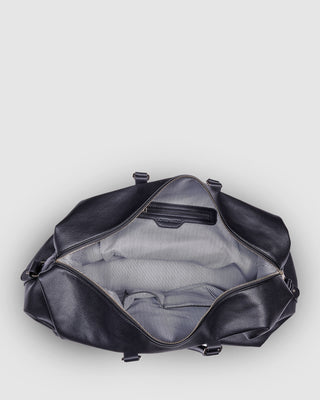 Louenhide Boston Travel Bag - Black Vegan Leather