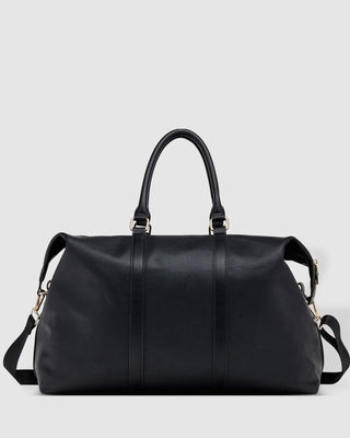 Louenhide Boston Travel Bag - Black Vegan Leather