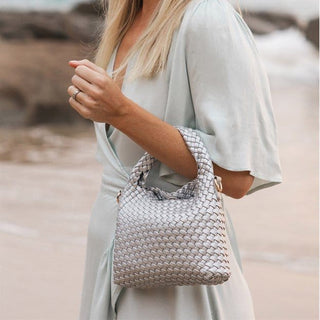 Louenhide Gabby Mini Woven Crossbody Bag