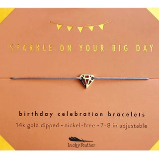 Birthday Celebration Bracelet- Sparkly Birthday Bracelet