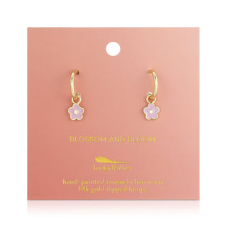 Lucky Feather Blossom and Bloom - Flower Hoops