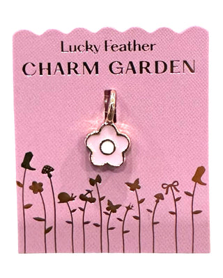 Lucky Feather Charm Garden - Flower Charm - Gold