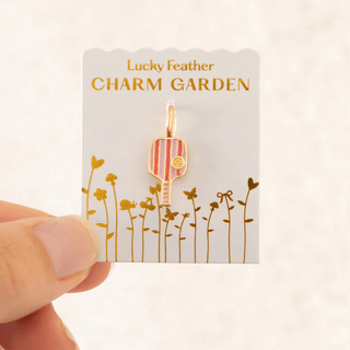Lucky Feather Charm Garden - Pickleball Charm