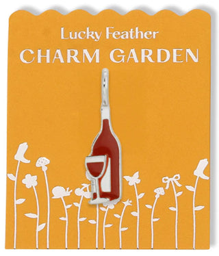 Lucky Feather Charm Garden - SILVER - Wine