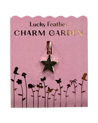 Lucky Feather Charm Garden - Star Charm - Gold