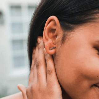 Lucky Feather Positive Directions - Gold Arrow Earrings