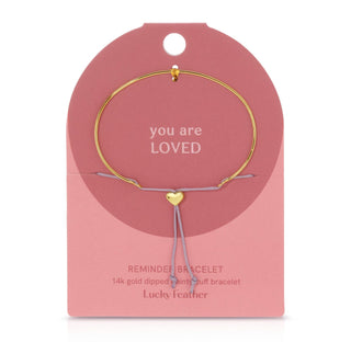 Lucky Feather Reminder Bracelet - You Are Loved