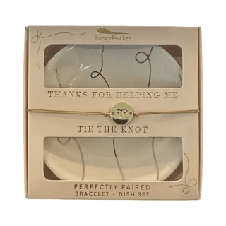 Thanks… Tie the Knot - Bracelet + Dish Set