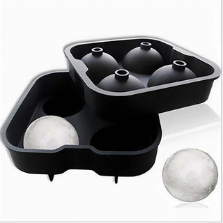 Mad Man Jumbo 4 Ball Silicone Ice Tray