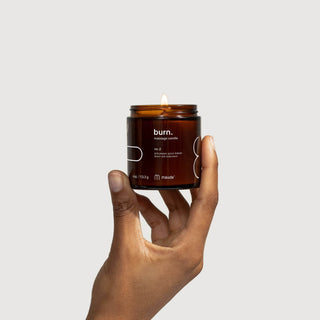 maude - 4 oz Burn no. 2 - skin-softening massage candle