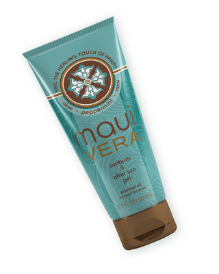 MAUI VERA INC. - Maui Vera Organic Sunburn & After Sun Gel: 3.0 oz