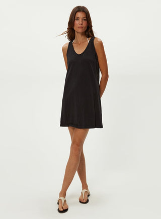 CAMILLA MINI SCOOP NECK TANK DRESS