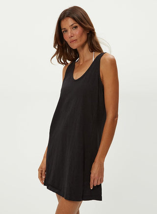 CAMILLA MINI SCOOP NECK TANK DRESS