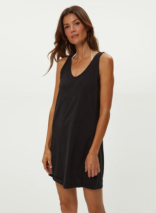 CAMILLA MINI SCOOP NECK TANK DRESS