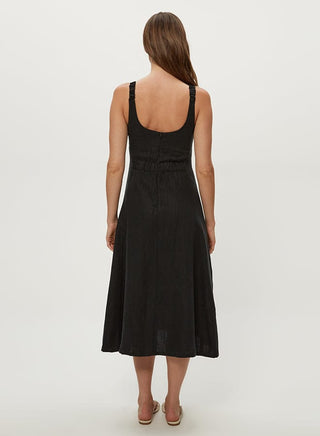 PALMIRA FIT & FLARE MIDI DRESS