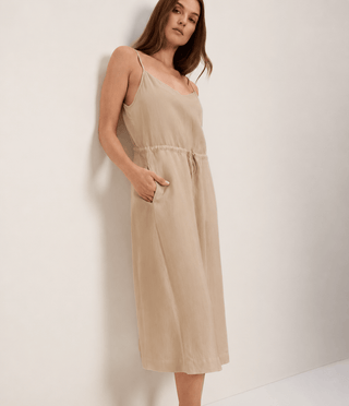 Michael Stars Sabine Linen Midi Dress