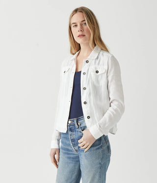 Michael Stars Jean Linen Jacket - Taryn x Philip Boutique