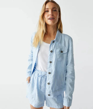 Michael Stars Jean Linen Jacket