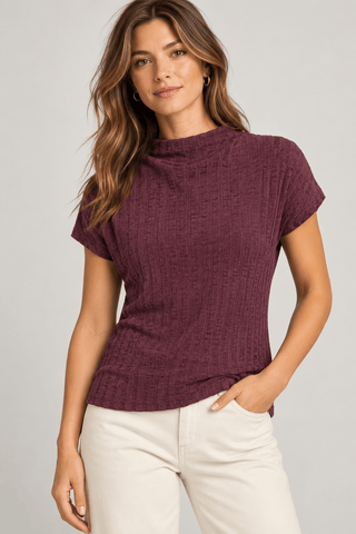 NARA MOCK NECK TOP