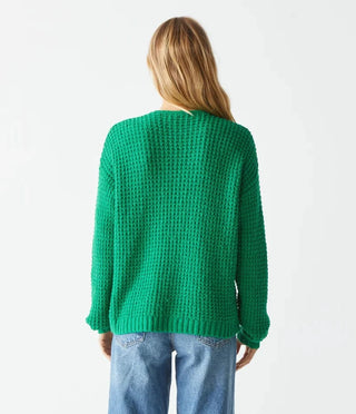 Michael Stars Kelsie V-Neck Pullover Sweater