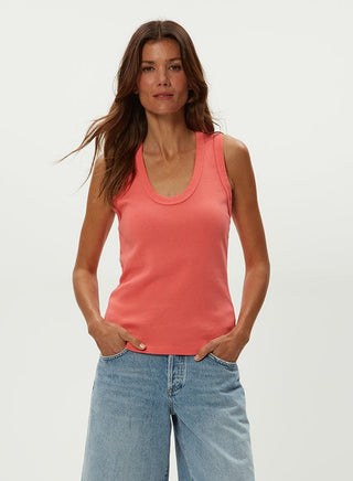 BRYNN SCOOP NECK MUSCLE TANK