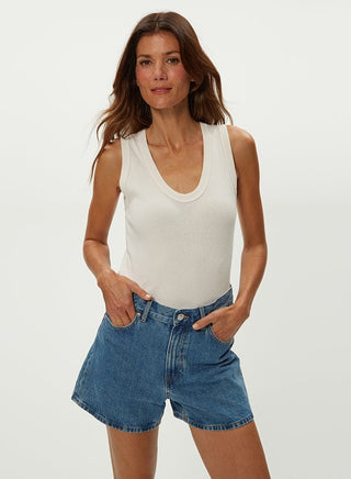 BRYNN SCOOP NECK MUSCLE TANK