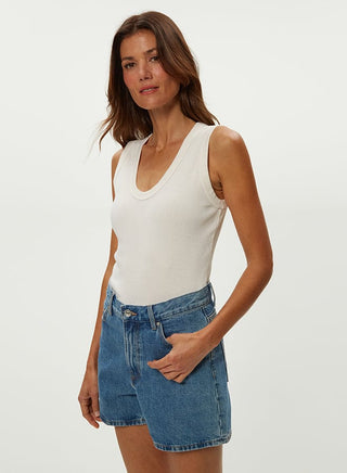BRYNN SCOOP NECK MUSCLE TANK