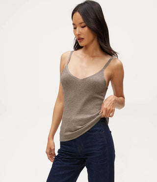 Michael Stars Nomi Metallic Sweater Camisole