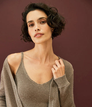 Michael Stars Nomi Metallic Sweater Camisole