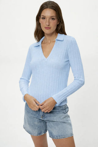 Michael Stars Liyah Collared Top