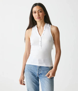 Michael Stars Norah Sleeveless Polo - Taryn x Philip Boutique